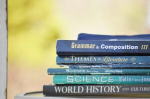 stack of books